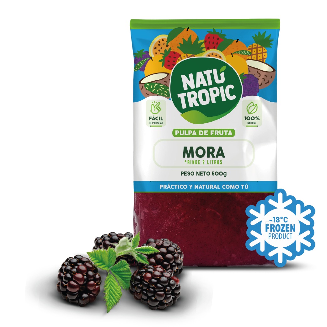 IQF Ecuadorian Blackberry Pulp - Pulpa de Mora Ecuatoriana Congelado 500g