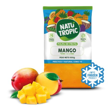 IQF Ecuadorian Mango Pulp - Pulpa de Mango Ecuatoriano Congelado 500g