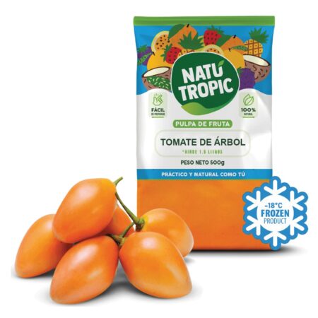 IQF Ecuadorian Tamarillo Pulp - Pulpa de Tomate de árbol Ecuatoriano Congelado 500g