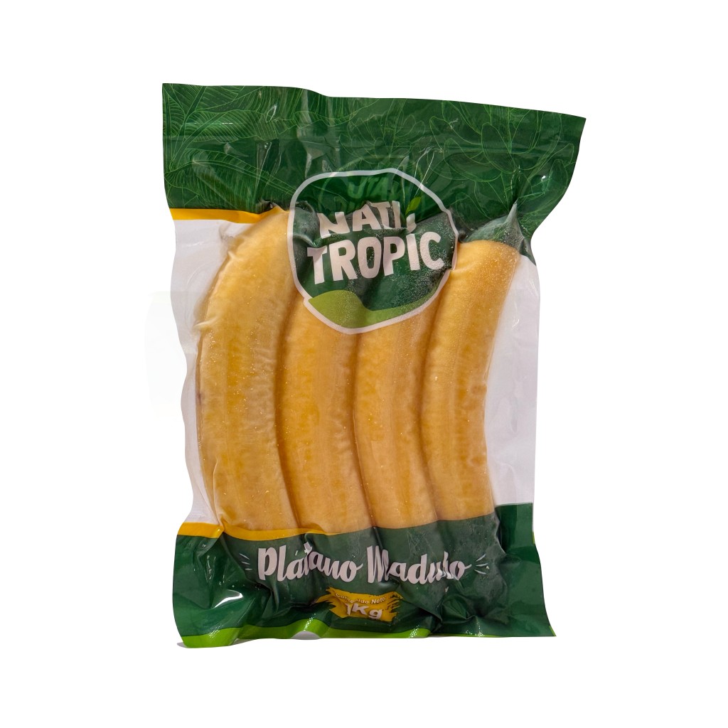 IQF Whole Ripe Plantain - Plátano Maduro Entero Congelado 1KG