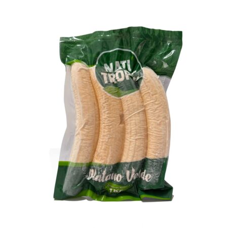 IQF Green Plantain - Plátano Verde Entero Congelado 1KG