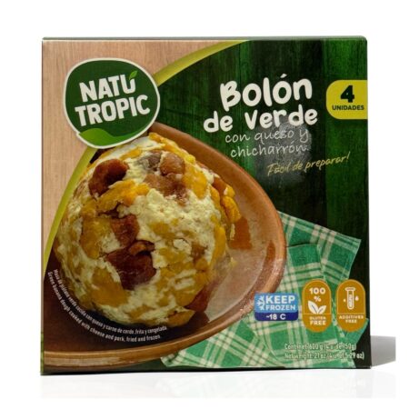 IQF Bolón de Verde con chicharrón - Hearty and Flavorful
